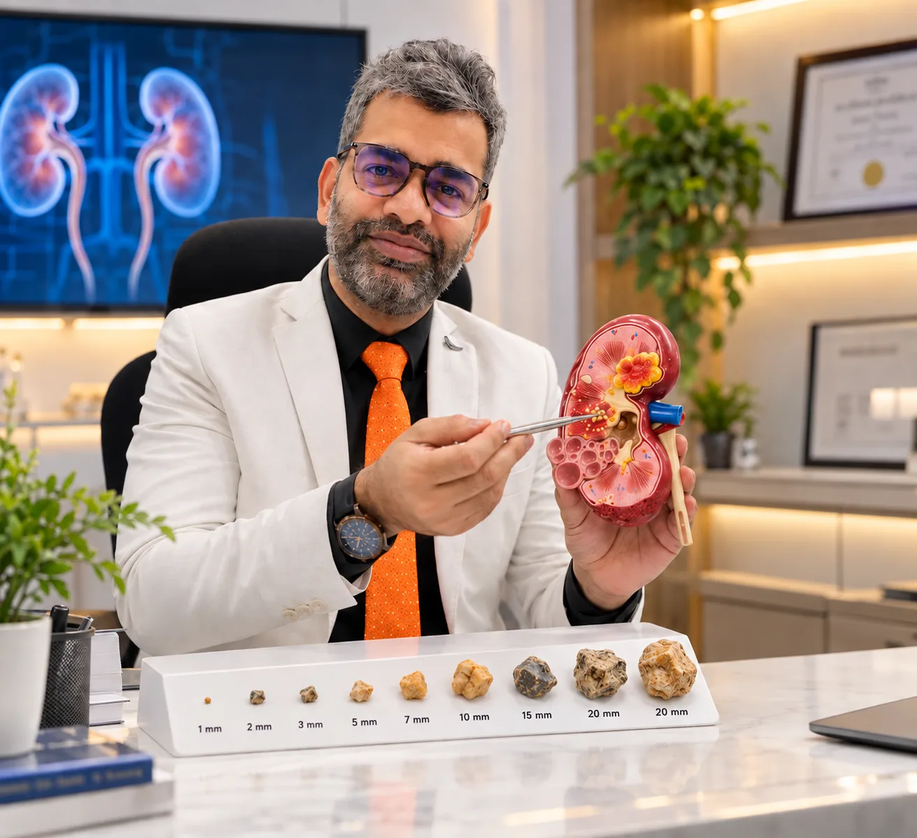 Kidney Stones: Size Chart, Passing Naturally vs. Laser Surgery